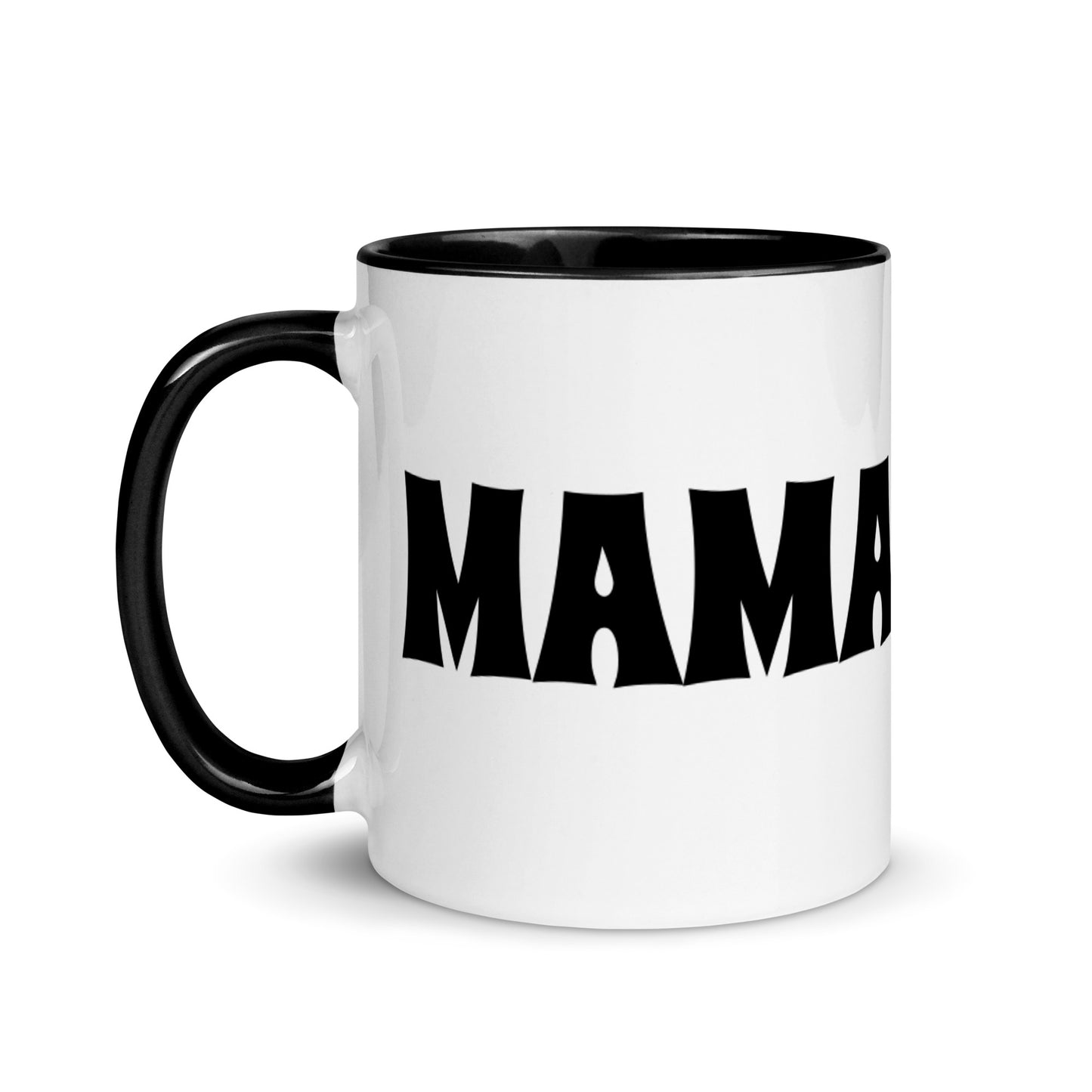 Mama Juice Ceramic Mug with Color Accent
