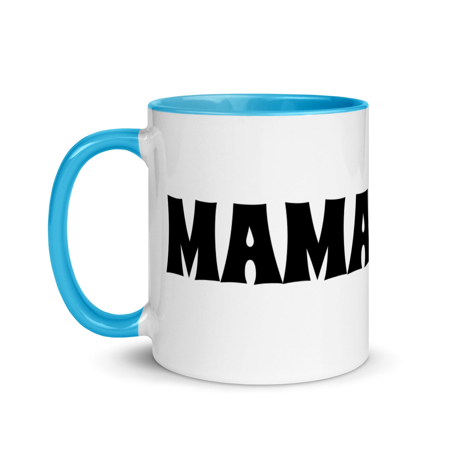 Mama Juice Ceramic Mug with Color Accent