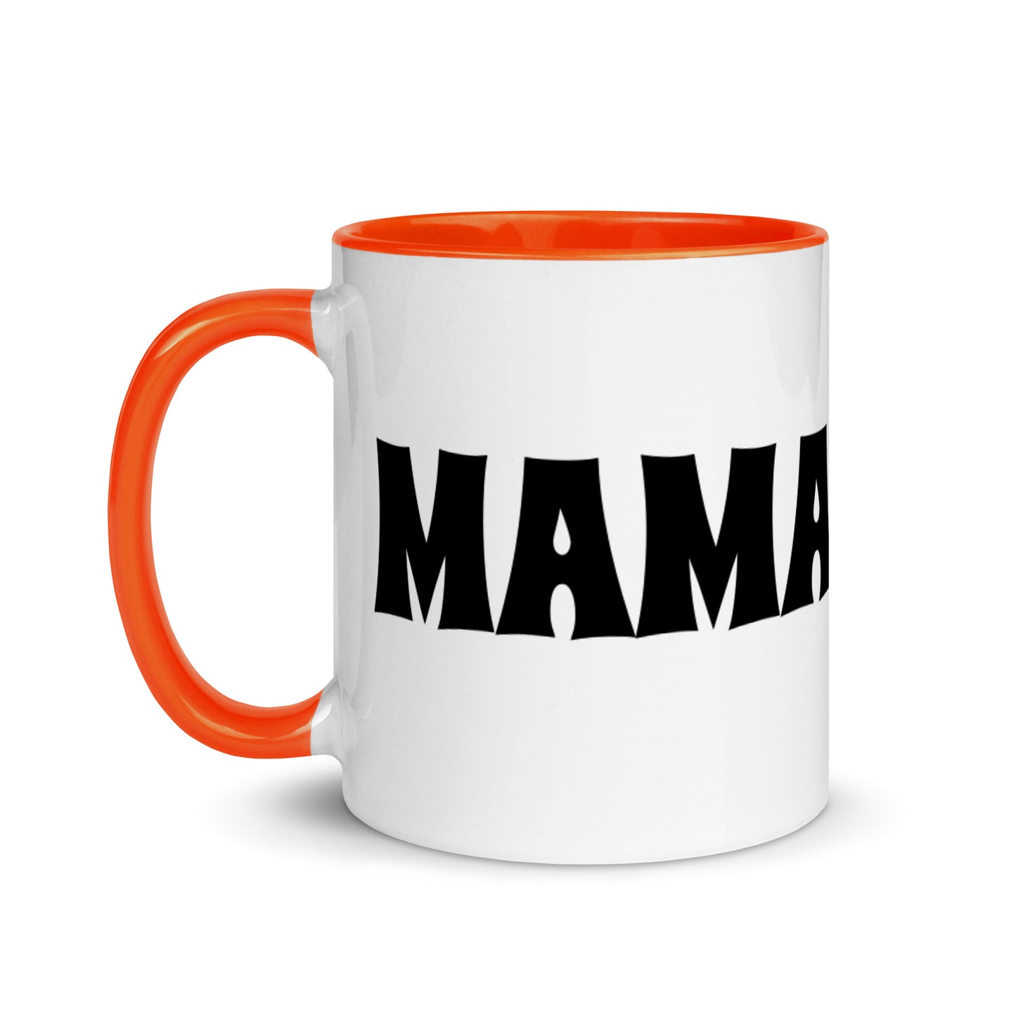Mama Juice Ceramic Mug with Color Accent