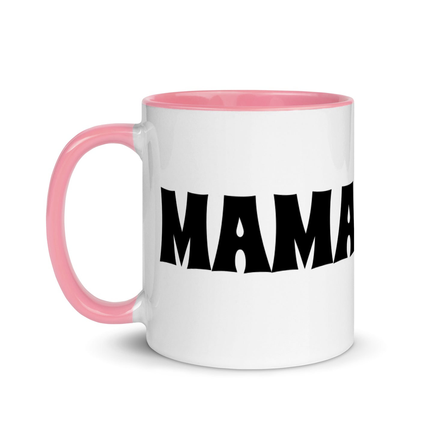 Mama Juice Ceramic Mug with Color Accent