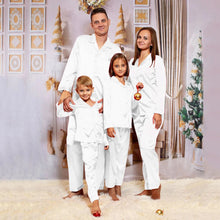 Load image into Gallery viewer, Satin Pajama PJ&#39;s 2PCS Solid Family Clothing Sets
