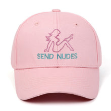 Load image into Gallery viewer, SEND NUDES Baseball Cap Embroidery Snapback Dad Hat
