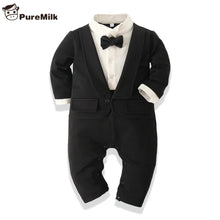 Load image into Gallery viewer, Tuxedo Baby Bodysuit Jumpsuit
