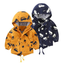 Load image into Gallery viewer, Children Winter Fleece Outdoor Jackets for Boys Hooded Warm Kids Boy Outerwear Windbreaker Autumn Casual Baby Boy Coats Clothing
