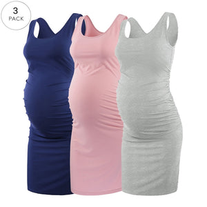 Maternity Sleeveless Tank Dresses