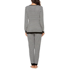 Load image into Gallery viewer, Maternity Pajamas Striped Nursing Sleepwear Full Sleeve Nursing Pajama Set Breastfeeding
