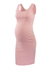 Load image into Gallery viewer, Maternity Dresses Women Side Ruched Pregnancy Dress Bodycon
