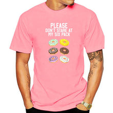 Load image into Gallery viewer, Please Don&#39;t Stare Donuts Abs Six Pack Shirt Graphic  T-shirts
