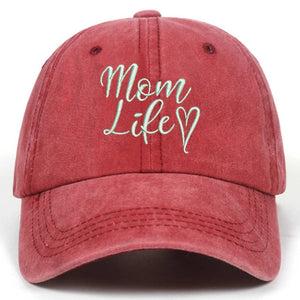 DAD MOM Letters Embroidery Baseball Cap Dad Hats