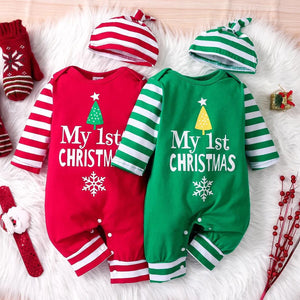 1st Christmas Romper