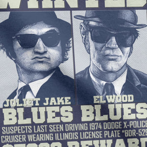 Vintage Blues Brothers Wanted T-Shirt Men