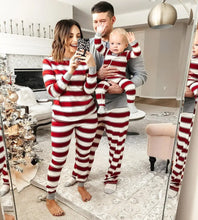 Load image into Gallery viewer, Family Christmas Pajamas Set Striped Print
