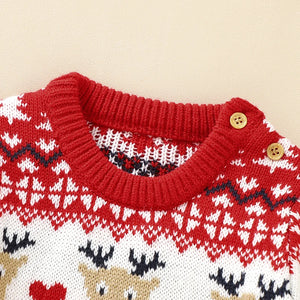 Baby Christmas Romper and Hat Sets