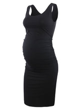 Load image into Gallery viewer, Maternity Dresses Women Side Ruched Pregnancy Dress Bodycon
