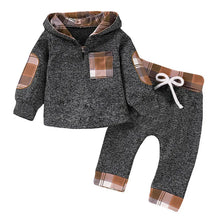 Load image into Gallery viewer, Baby Boys Clothes Casual Hoodie Plaid
