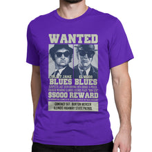 Load image into Gallery viewer, Vintage Blues Brothers Wanted T-Shirt Men
