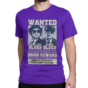 Vintage Blues Brothers Wanted T-Shirt Men