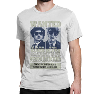 Vintage Blues Brothers Wanted T-Shirt Men