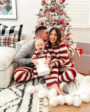 Load image into Gallery viewer, Family Christmas Pajamas Set Striped Print
