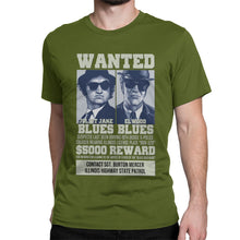 Load image into Gallery viewer, Vintage Blues Brothers Wanted T-Shirt Men
