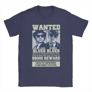 Vintage Blues Brothers Wanted T-Shirt Men