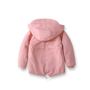 Children Winter Fleece Outdoor Jackets for Boys Hooded Warm Kids Boy Outerwear Windbreaker Autumn Casual Baby Boy Coats Clothing