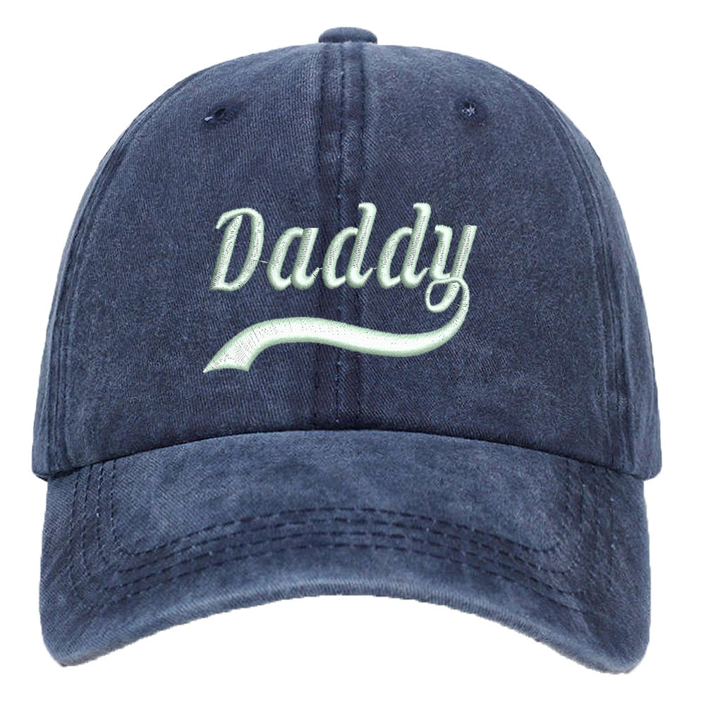 DAD MOM Letters Embroidery Baseball Cap Dad Hats