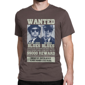 Vintage Blues Brothers Wanted T-Shirt Men