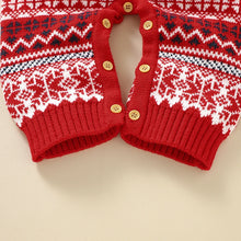 Load image into Gallery viewer, Baby Christmas Romper and Hat Sets
