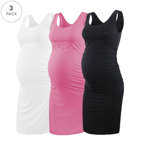 Maternity Sleeveless Tank Dresses