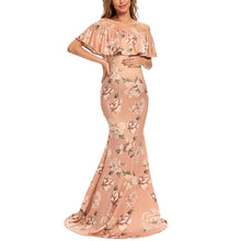 Load image into Gallery viewer, Maternity Off Shoulder Long Dresses
