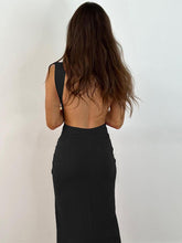 Load image into Gallery viewer, Slit Backless Maxi Dress Women
