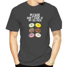 Load image into Gallery viewer, Please Don&#39;t Stare Donuts Abs Six Pack Shirt Graphic  T-shirts
