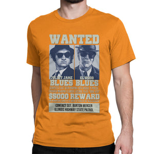 Vintage Blues Brothers Wanted T-Shirt Men