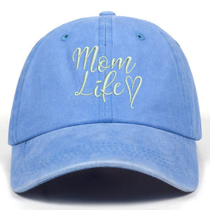 DAD MOM Letters Embroidery Baseball Cap Dad Hats