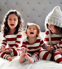 Load image into Gallery viewer, Family Christmas Pajamas Set Striped Print
