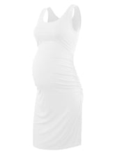 Load image into Gallery viewer, Maternity Dresses Women Side Ruched Pregnancy Dress Bodycon
