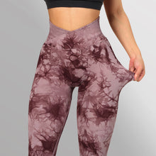 Load image into Gallery viewer, Seamless Tie Dye Leggings Women Yoga Pants Push Up Sport Fitness Running Gym Leggings
