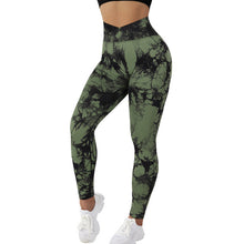 Load image into Gallery viewer, Seamless Tie Dye Leggings Women Yoga Pants Push Up Sport Fitness Running Gym Leggings
