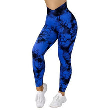 Load image into Gallery viewer, Seamless Tie Dye Leggings Women Yoga Pants Push Up Sport Fitness Running Gym Leggings
