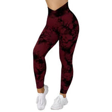 Load image into Gallery viewer, Seamless Tie Dye Leggings Women Yoga Pants Push Up Sport Fitness Running Gym Leggings
