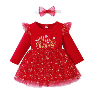 2Pcs Christmas Dress