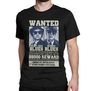 Vintage Blues Brothers Wanted T-Shirt Men