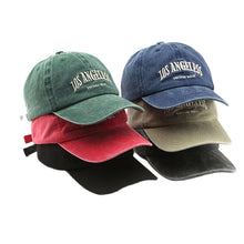 Load image into Gallery viewer, LA Baseball Cap Hats for Women and Men Classic Dad Hat Embroidered
