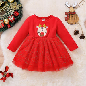 2Pcs Christmas Dress