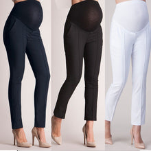 Load image into Gallery viewer, Maternity Leggings Pants Elastic Belly Protection/ Trousers Pencil Pants
