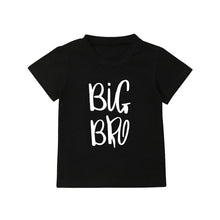 Load image into Gallery viewer, Big Sister Little Brother Kids Tshirt Summer Short Sleeve Letter Tops Girls Boys Graphic Tee Twins Matching Outfit T-shirt
