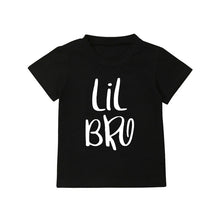 Load image into Gallery viewer, Big Sister Little Brother Kids Tshirt Summer Short Sleeve Letter Tops Girls Boys Graphic Tee Twins Matching Outfit T-shirt
