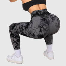 Load image into Gallery viewer, Seamless Tie Dye Leggings Women Yoga Pants Push Up Sport Fitness Running Gym Leggings
