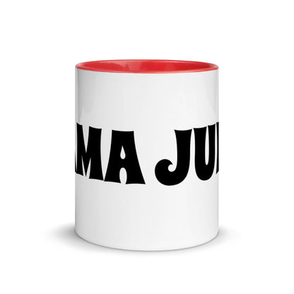 Mama Juice Ceramic Mug with Color Accent